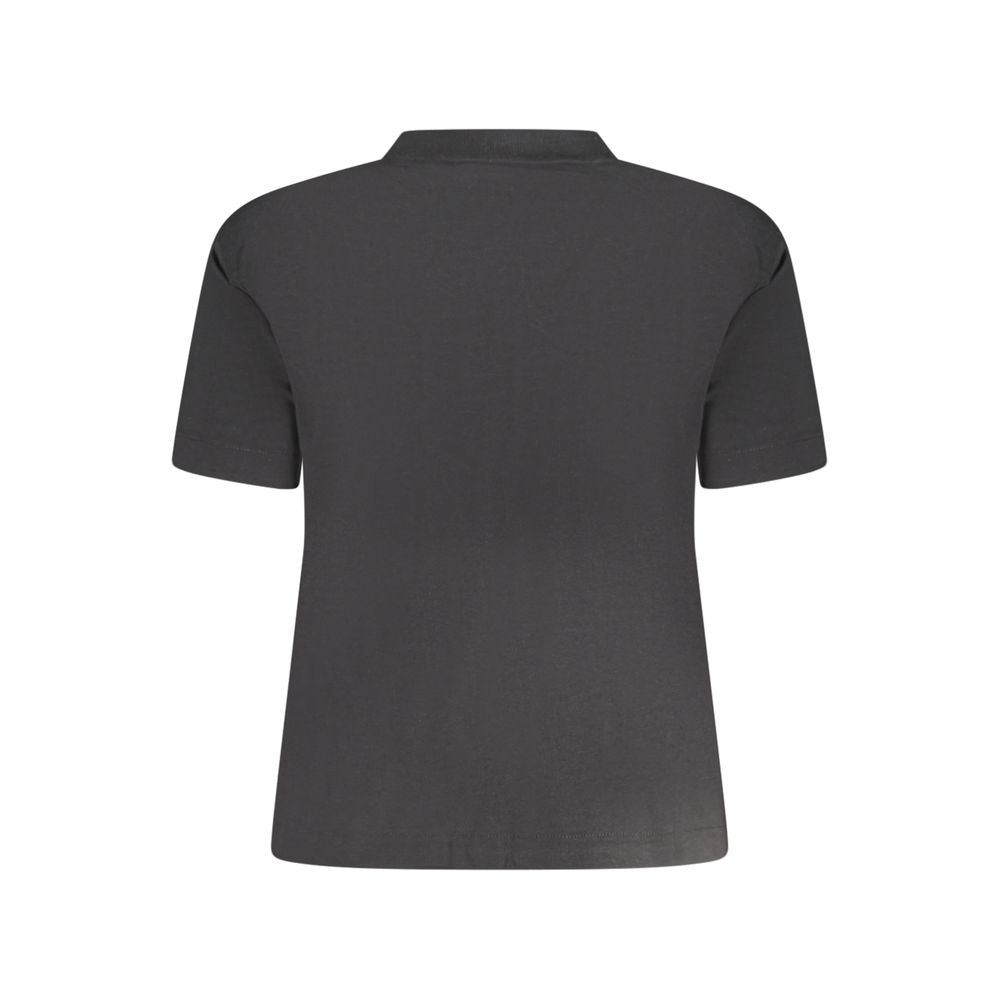 Black Cotton Women T-Shirt Calvin Klein