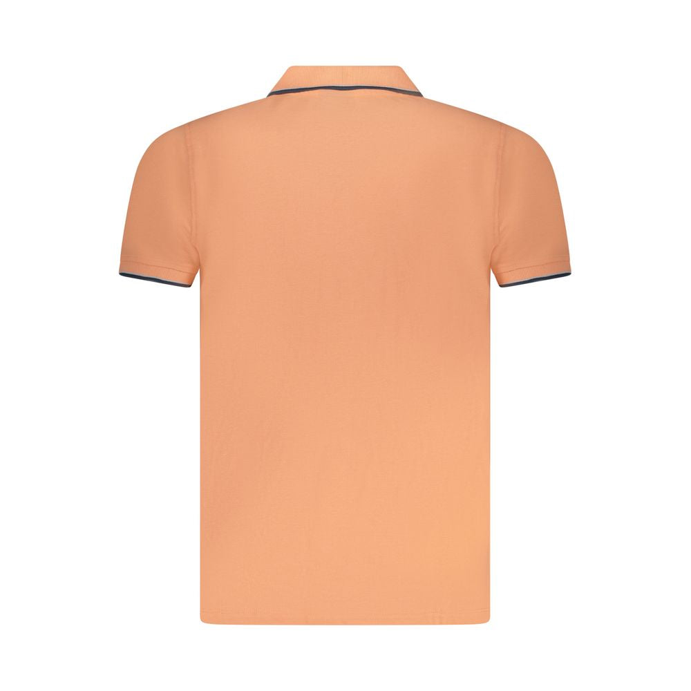 Pink Cotton Men Polo Shirt Norway 1963