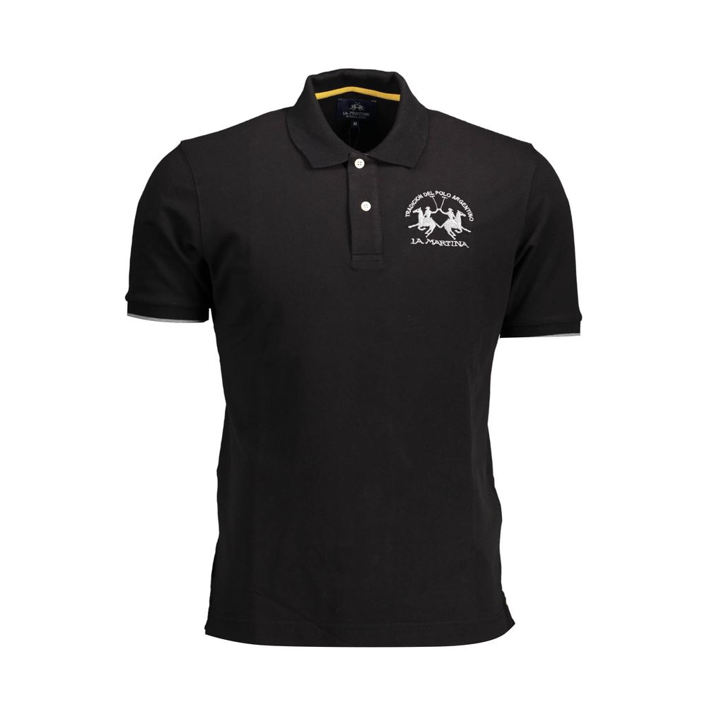Chic Contrast Details Polo Shirt La Martina