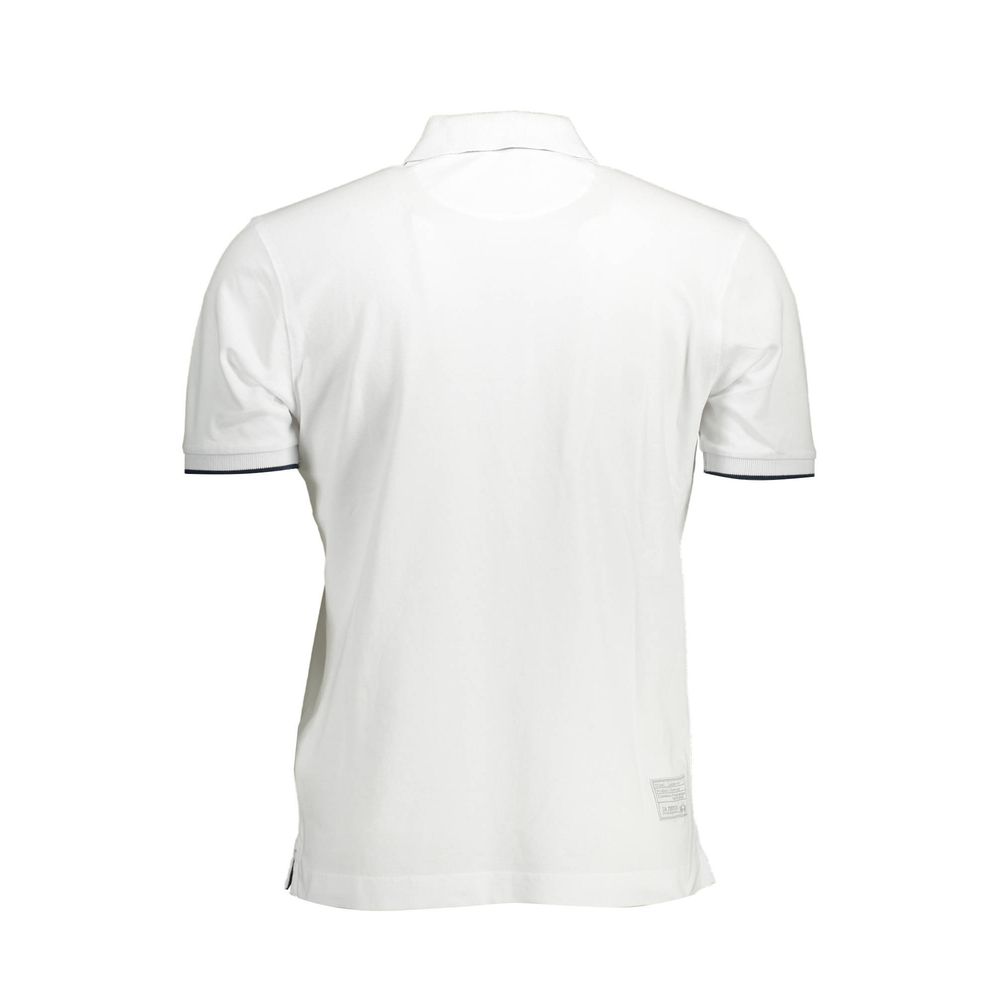 Elegant Short-Sleeved White Polo for Men La Martina