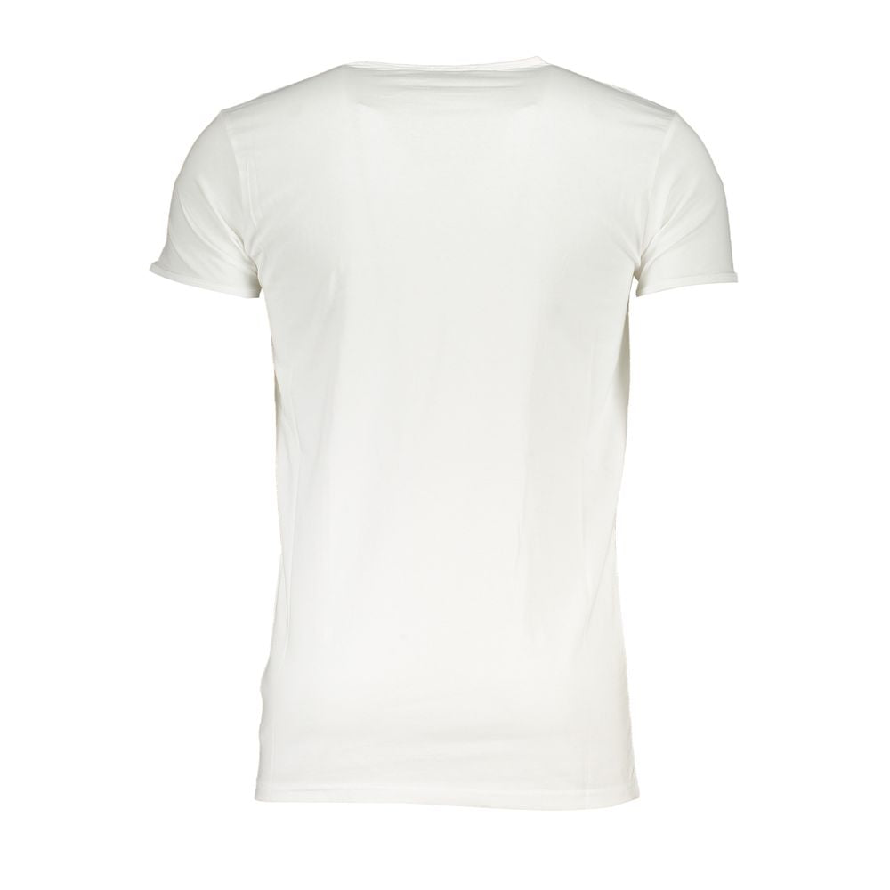 White Cotton T-Shirt Cavalli Class