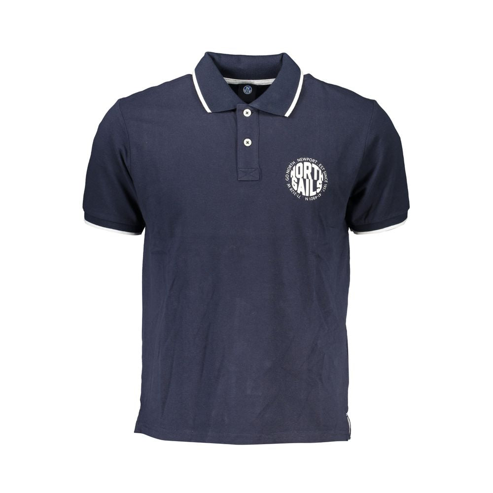 Blue Cotton Polo Shirt North Sails