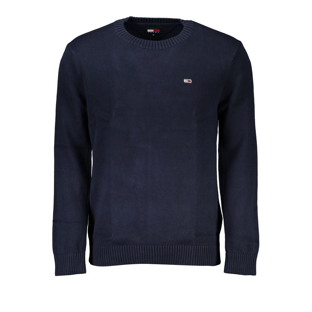 Classic Crew Neck Sweater in Blue Tommy Hilfiger