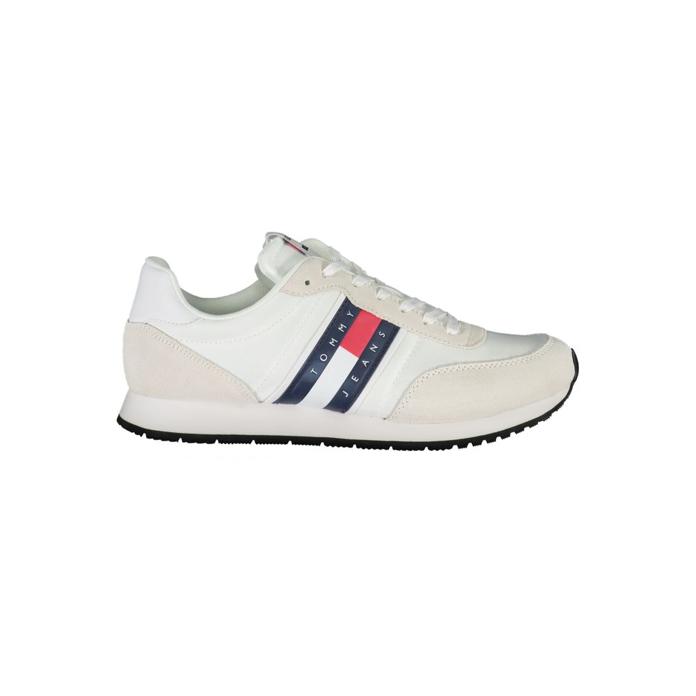 Sleek White Sneakers with Contrasting Details Tommy Hilfiger