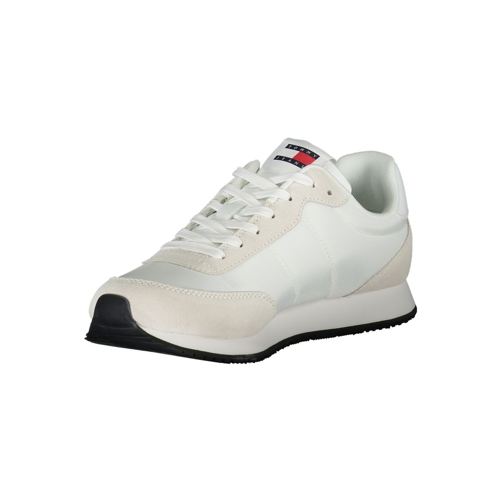 Sleek White Sneakers with Contrasting Details Tommy Hilfiger