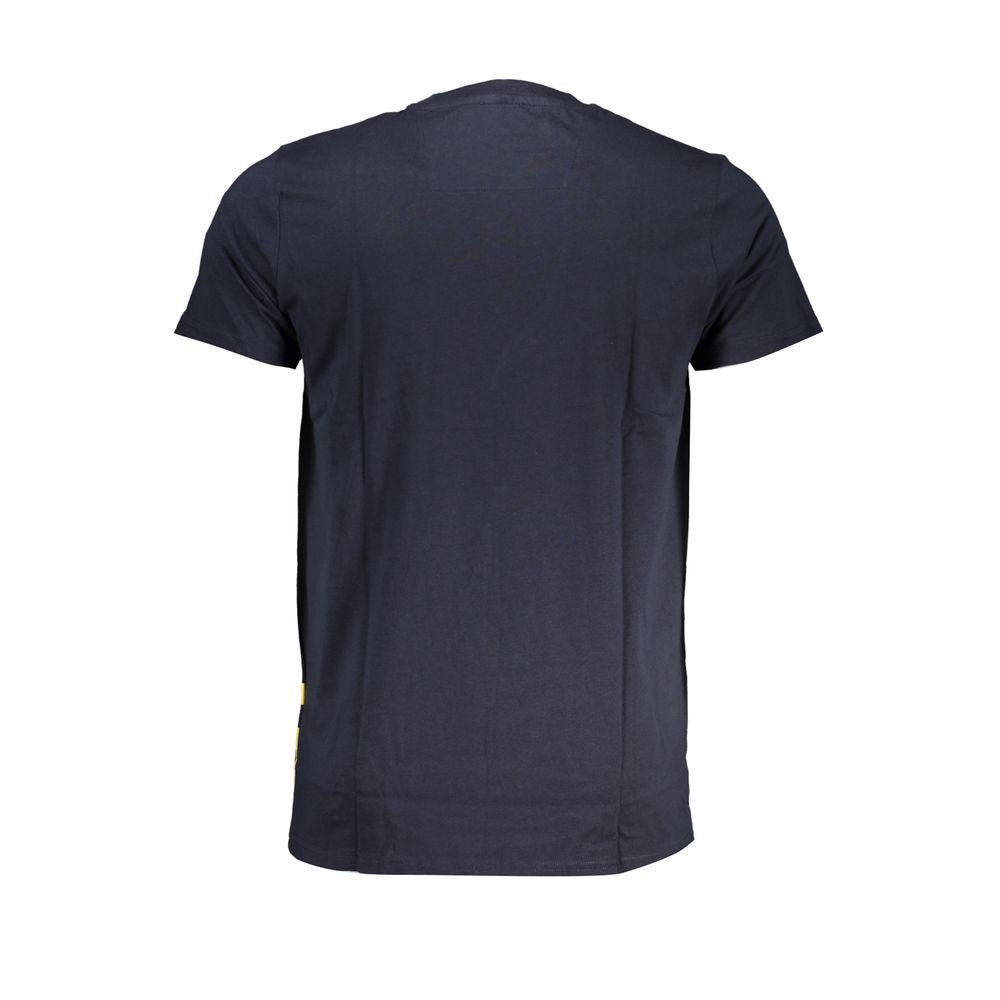 Blue Cotton T-Shirt Cavalli Class