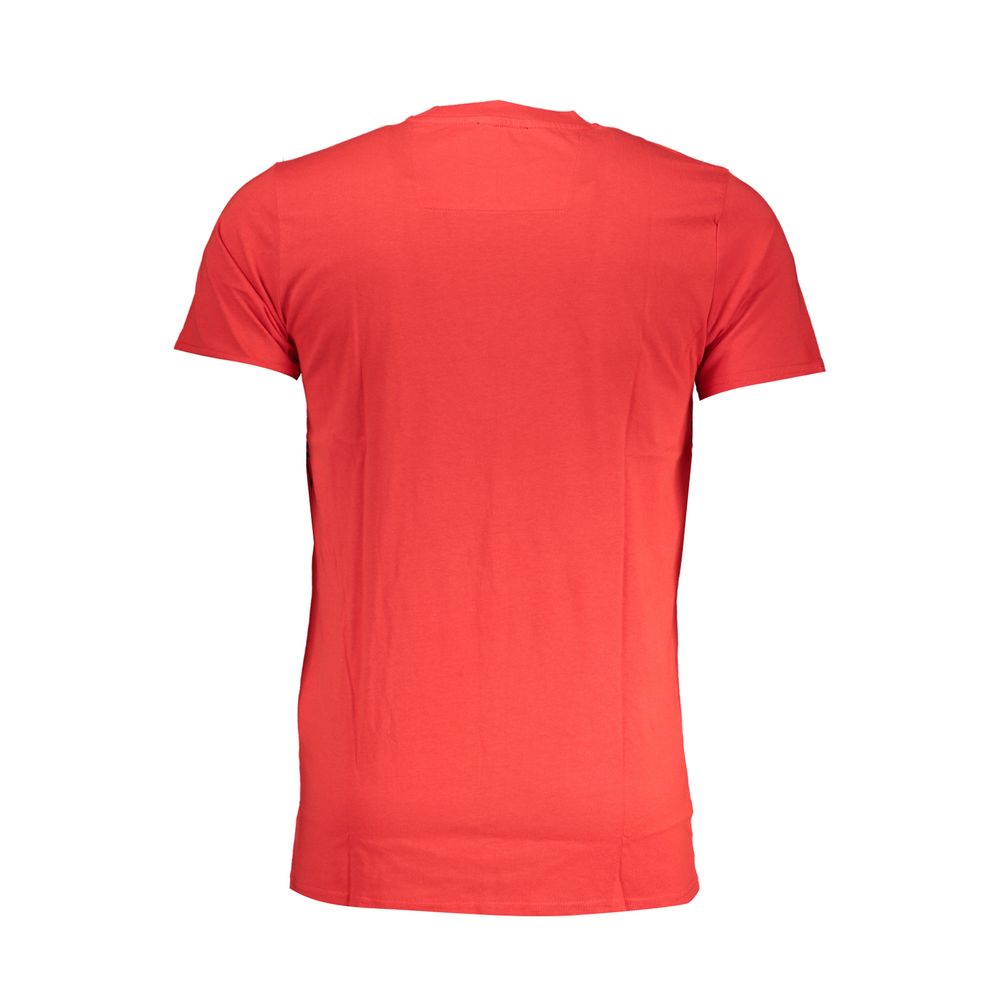 Red Cotton T-Shirt Cavalli Class