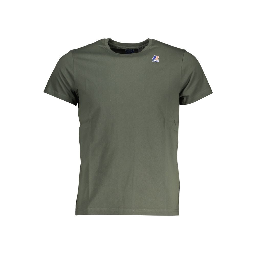 Green Cotton T-Shirt K-WAY