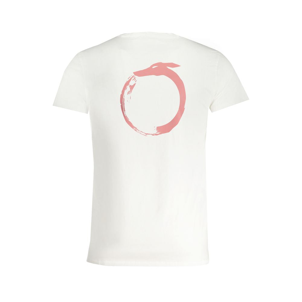 White Cotton T-Shirt Trussardi