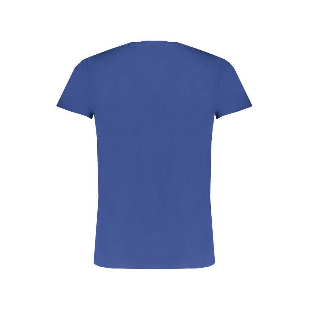 Blue Cotton T-Shirt Trussardi