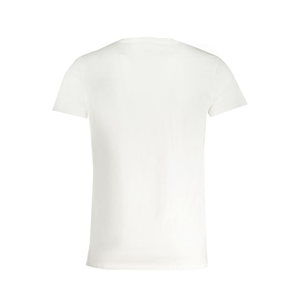 White Cotton T-Shirt Trussardi