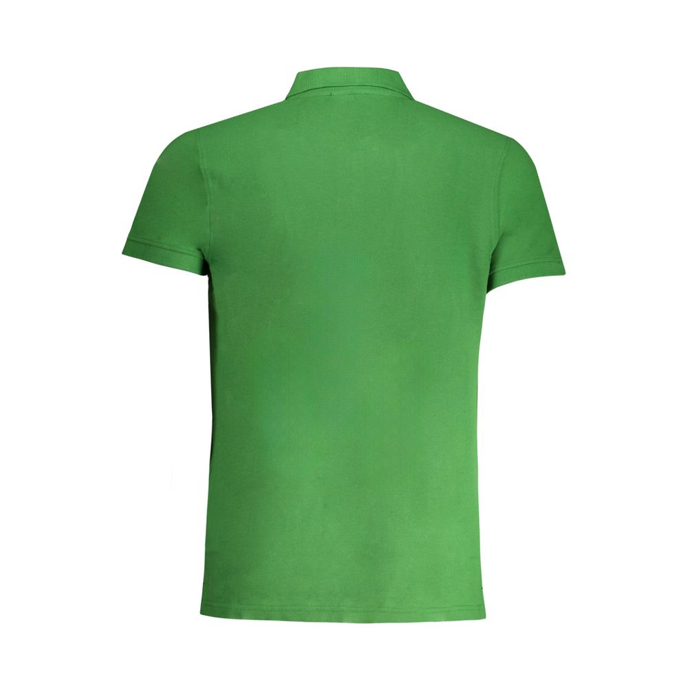 Green Cotton Polo Shirt Cavalli Class