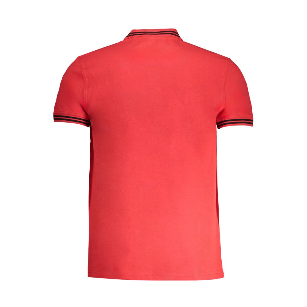 Red Cotton Polo Shirt Cavalli Class