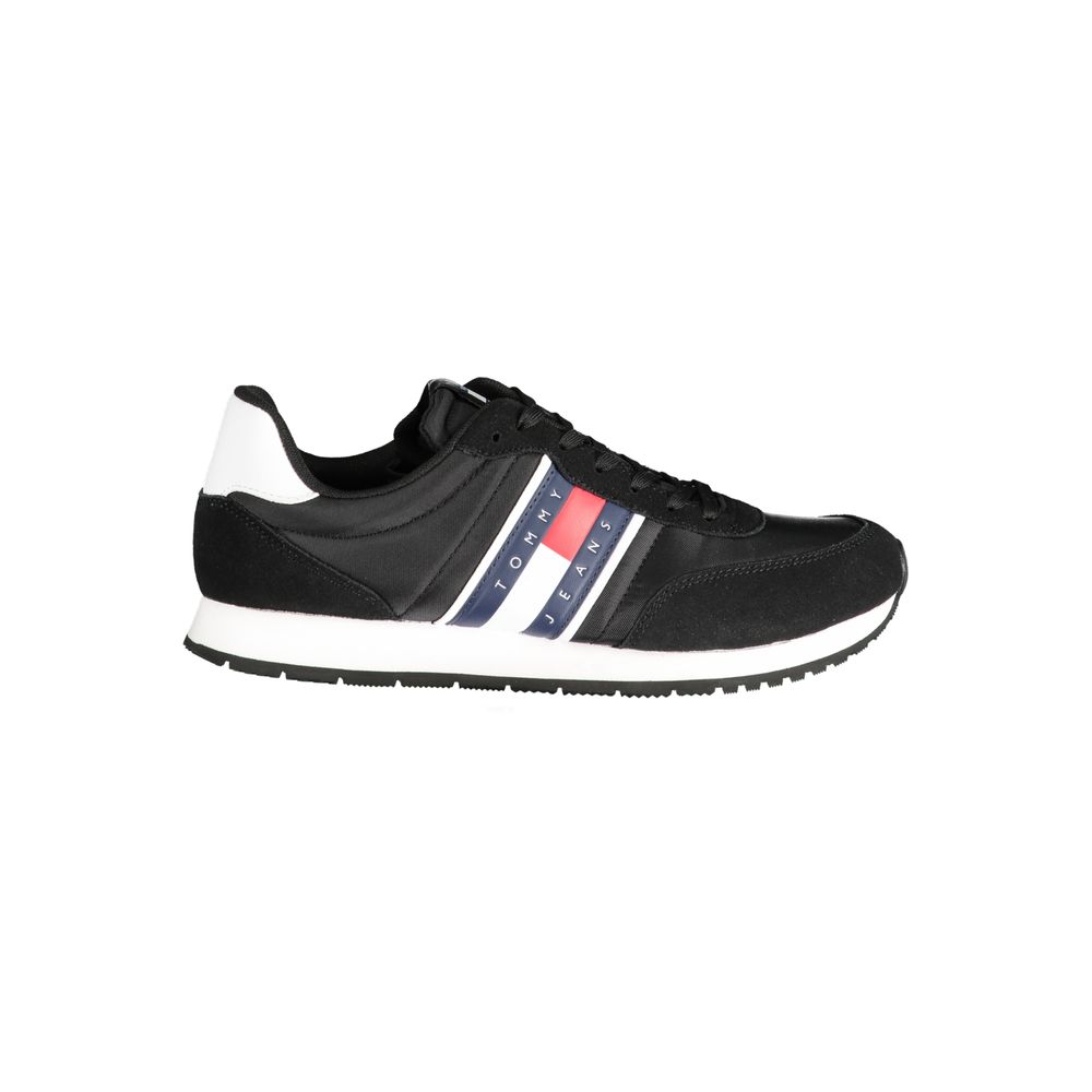 Black Polyester Sneaker Tommy Hilfiger