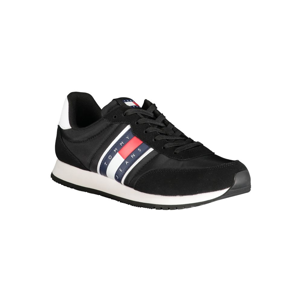 Black Polyester Sneaker Tommy Hilfiger