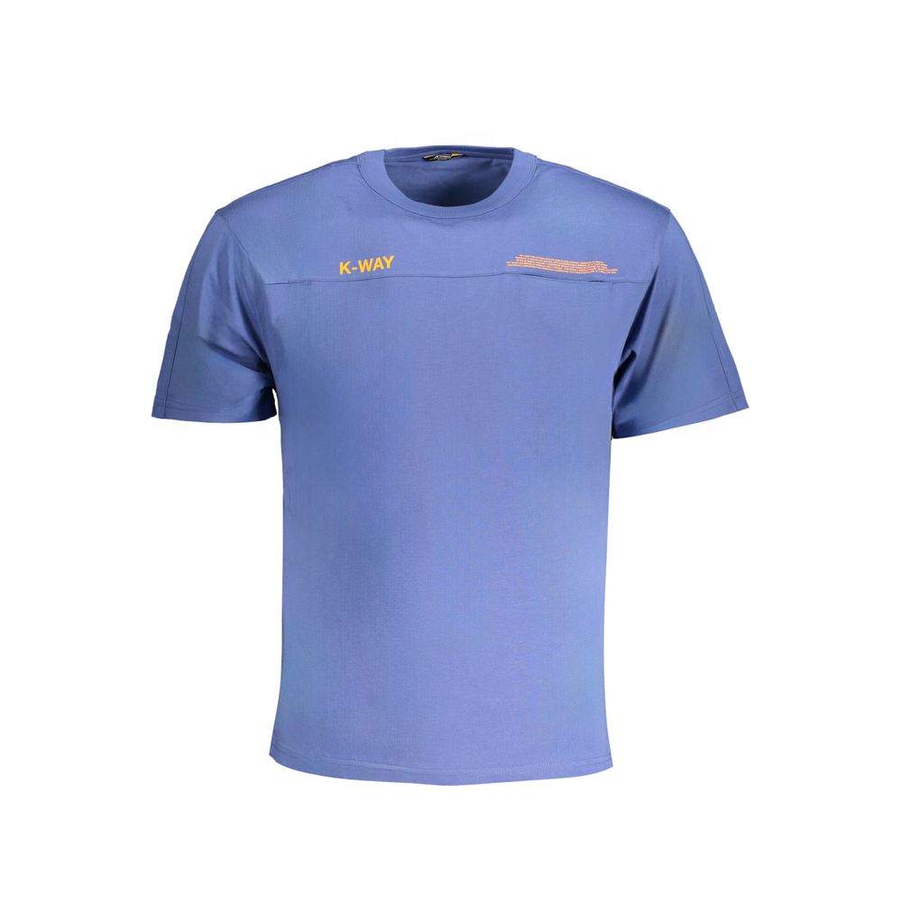 Blue Cotton T-Shirt K-WAY