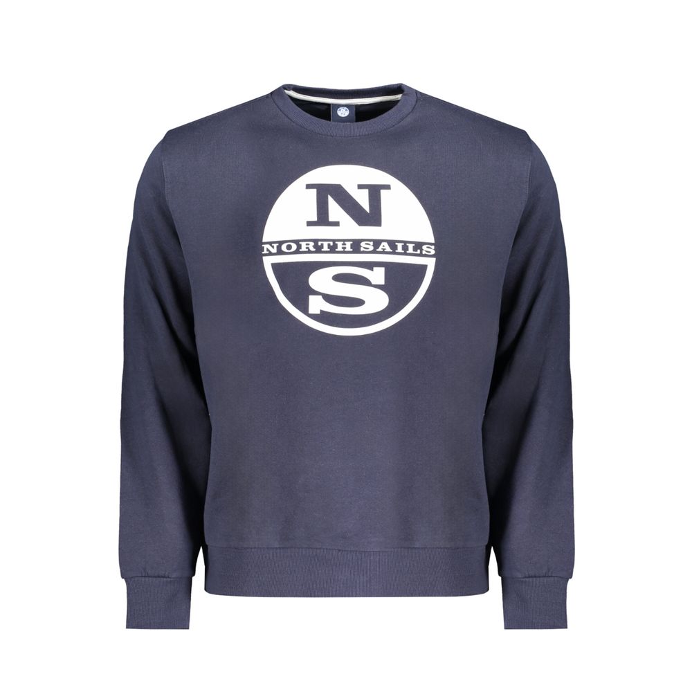 Blue Cotton Men Sweater North Sails