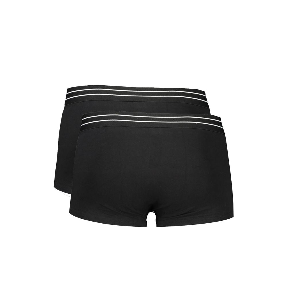 Black Cotton Men Boxer Cavalli Class