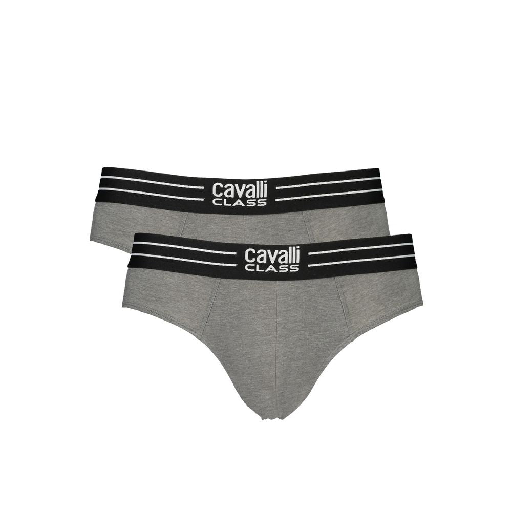 Brown Cotton Men Underwear Cavalli Class