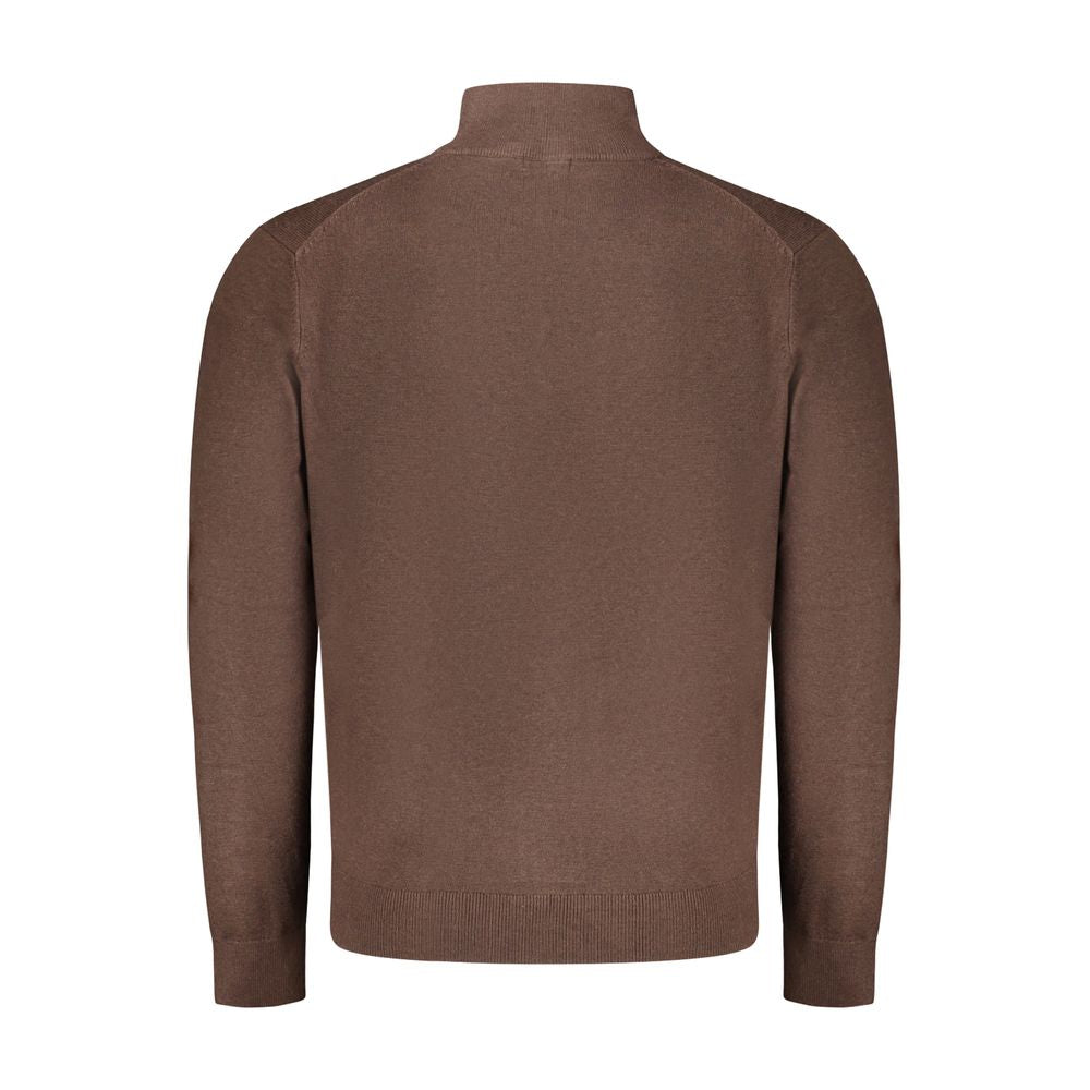 Brown Polyamide Men Cardigan Norway 1963