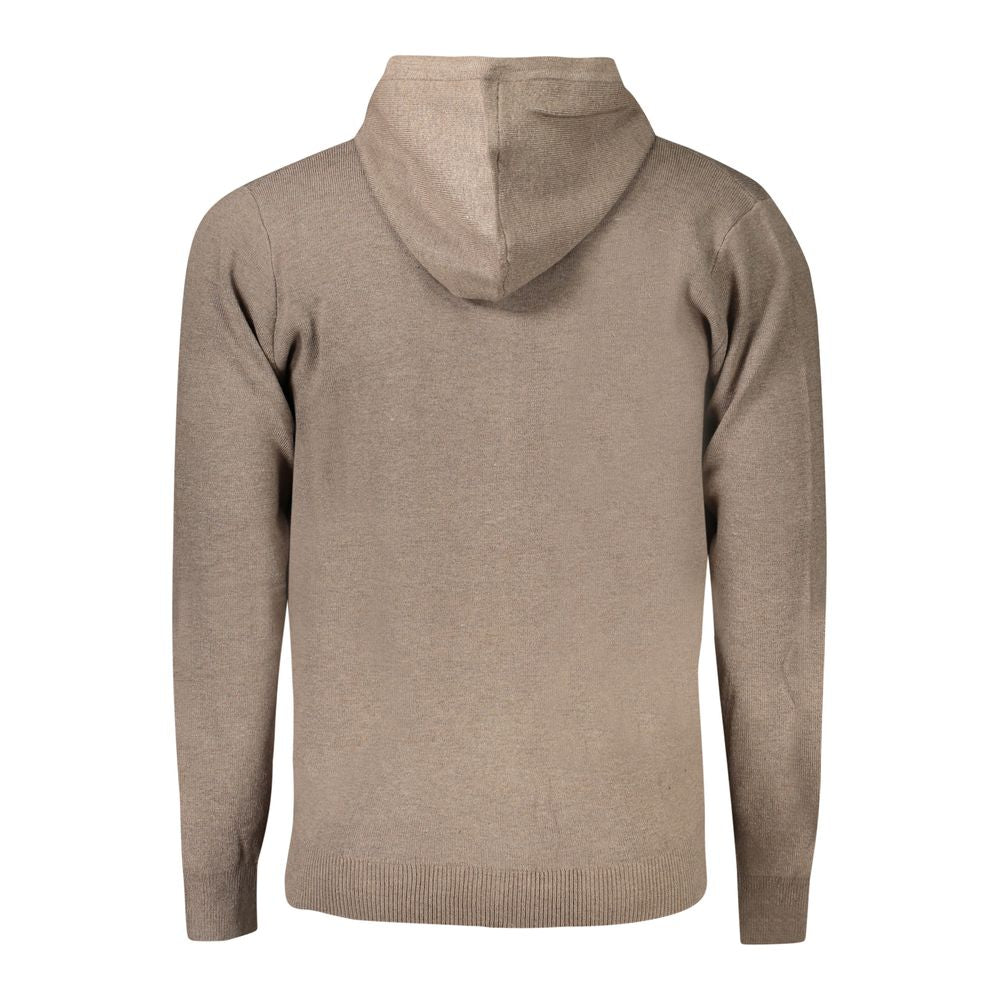 Brown Polyamide Men Cardigan Norway 1963