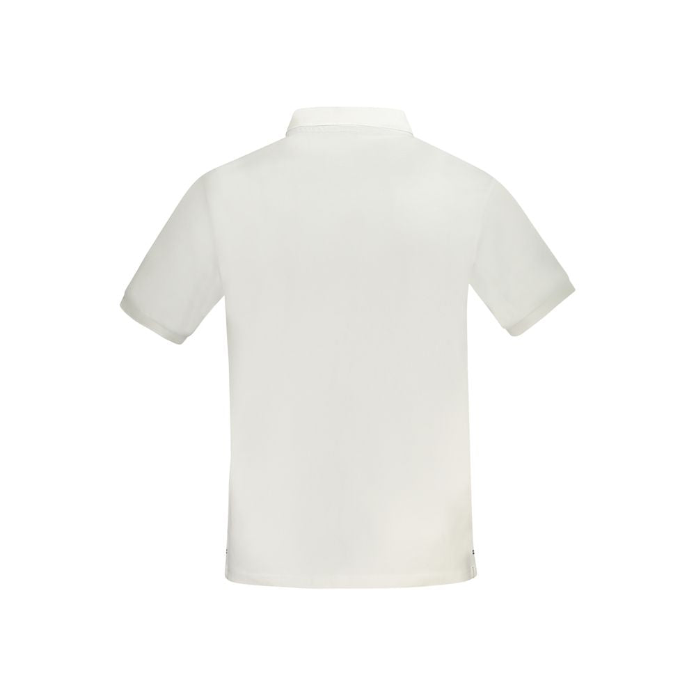 White Cotton Men Polo Shirt North Sails
