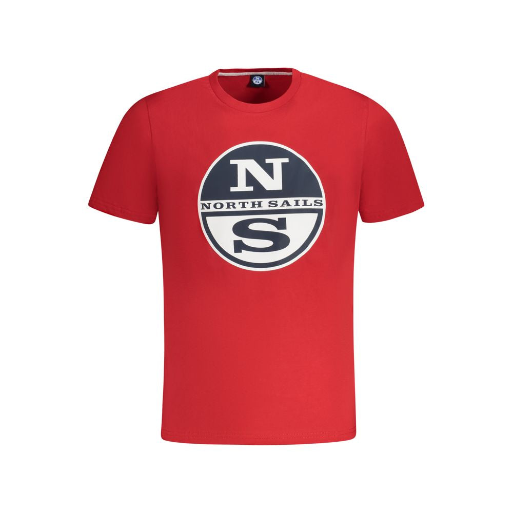 Red Cotton Men T-Shirt North Sails
