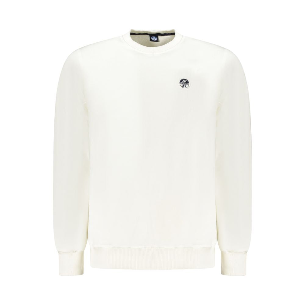 White Cotton Men Sweater North Sails