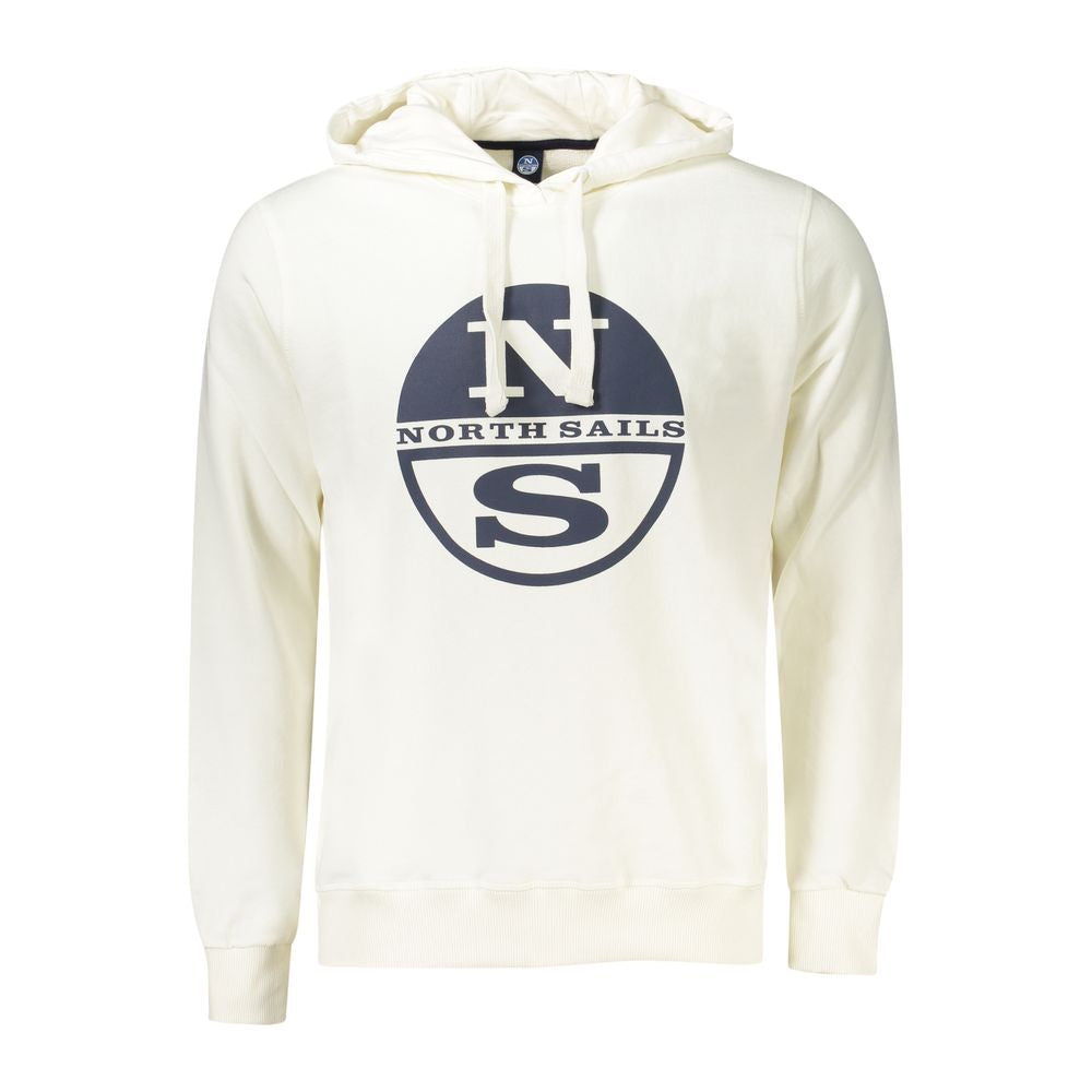 White Cotton Men Sweater North Sails