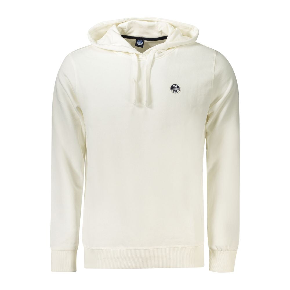 White Cotton Men Sweater North Sails