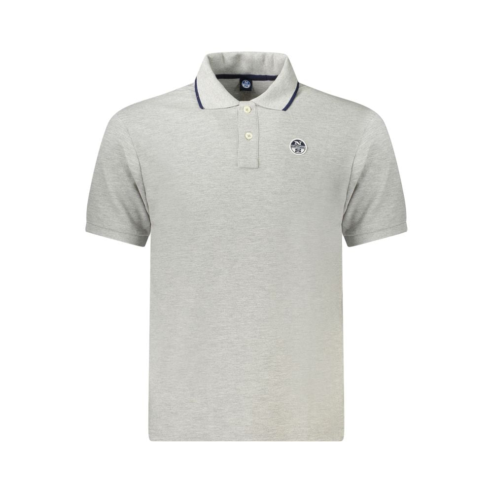 Brown Cotton Men Polo Shirt North Sails