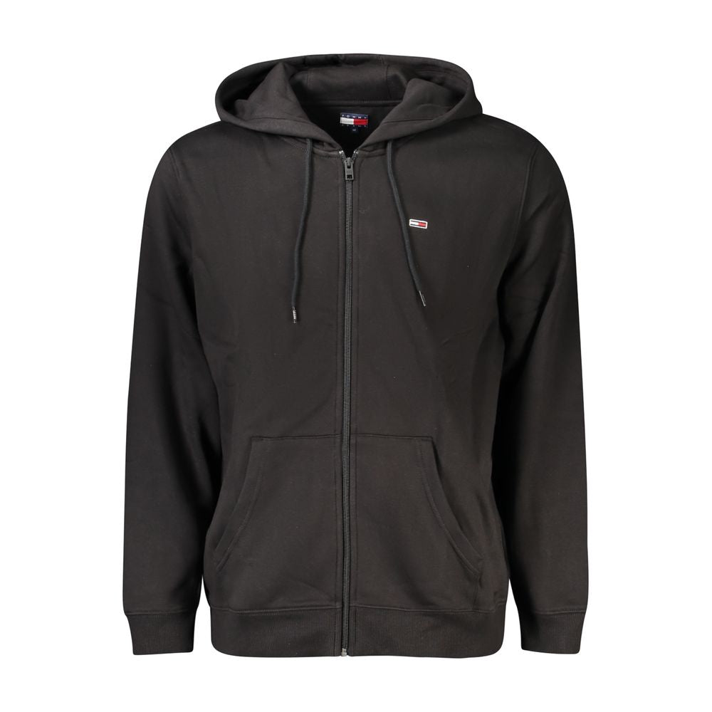 Black Cotton Men Sweater Tommy Hilfiger
