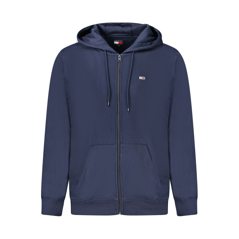 Blue Cotton Men Sweater Tommy Hilfiger