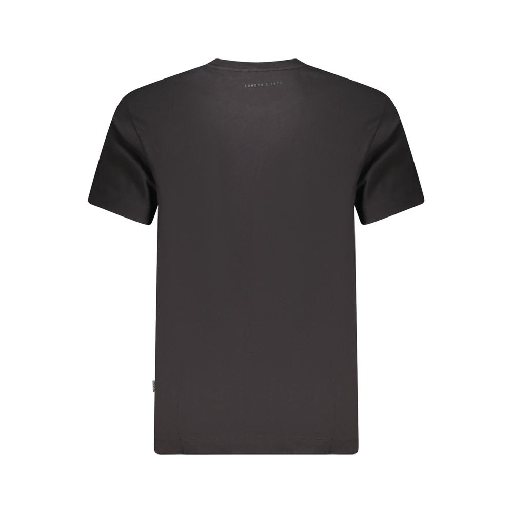 Black Cotton Men T-Shirt Pepe Jeans