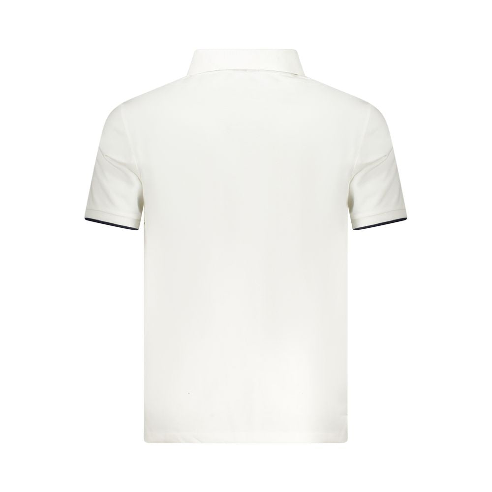 White Cotton Men Polo Shirt North Sails