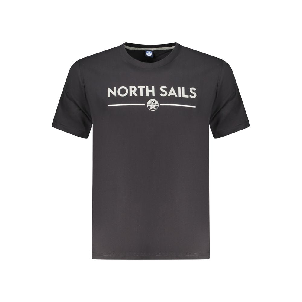 Black Cotton Men T-Shirt North Sails