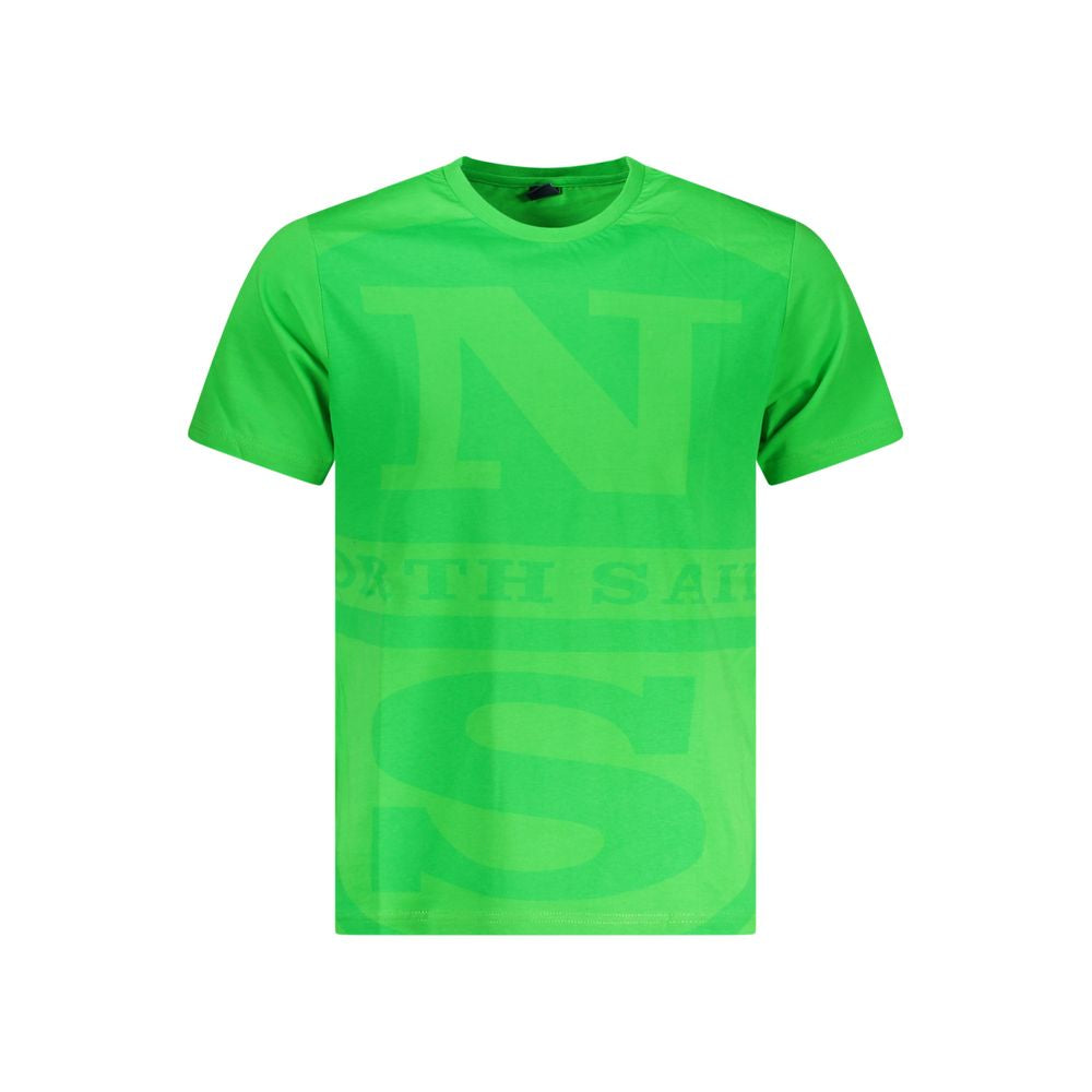 Green Cotton Men T-Shirt North Sails
