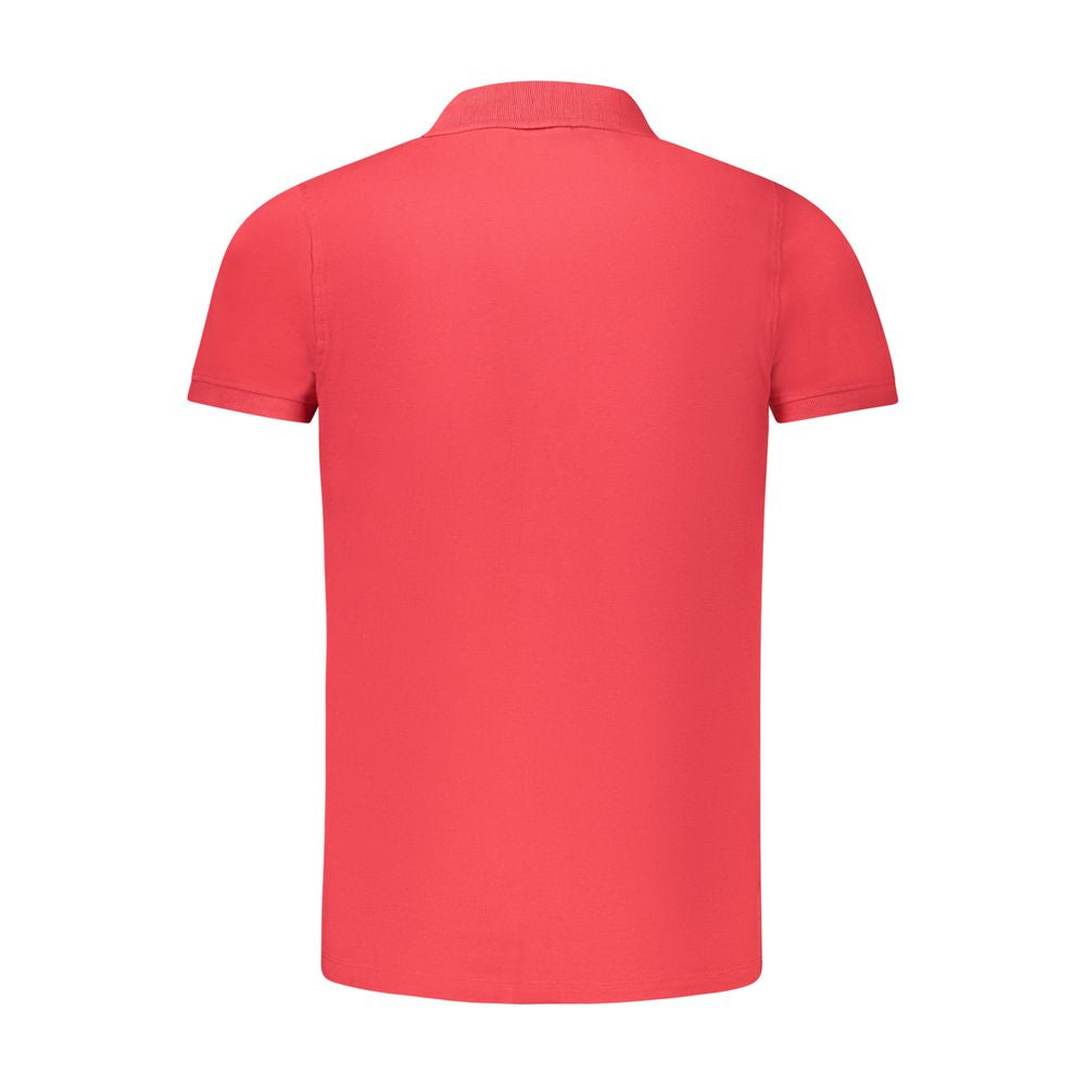 Red Cotton Polo Shirt Norway 1963