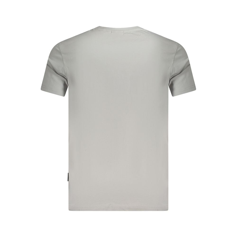 Brown Cotton Men T-Shirt Napapijri