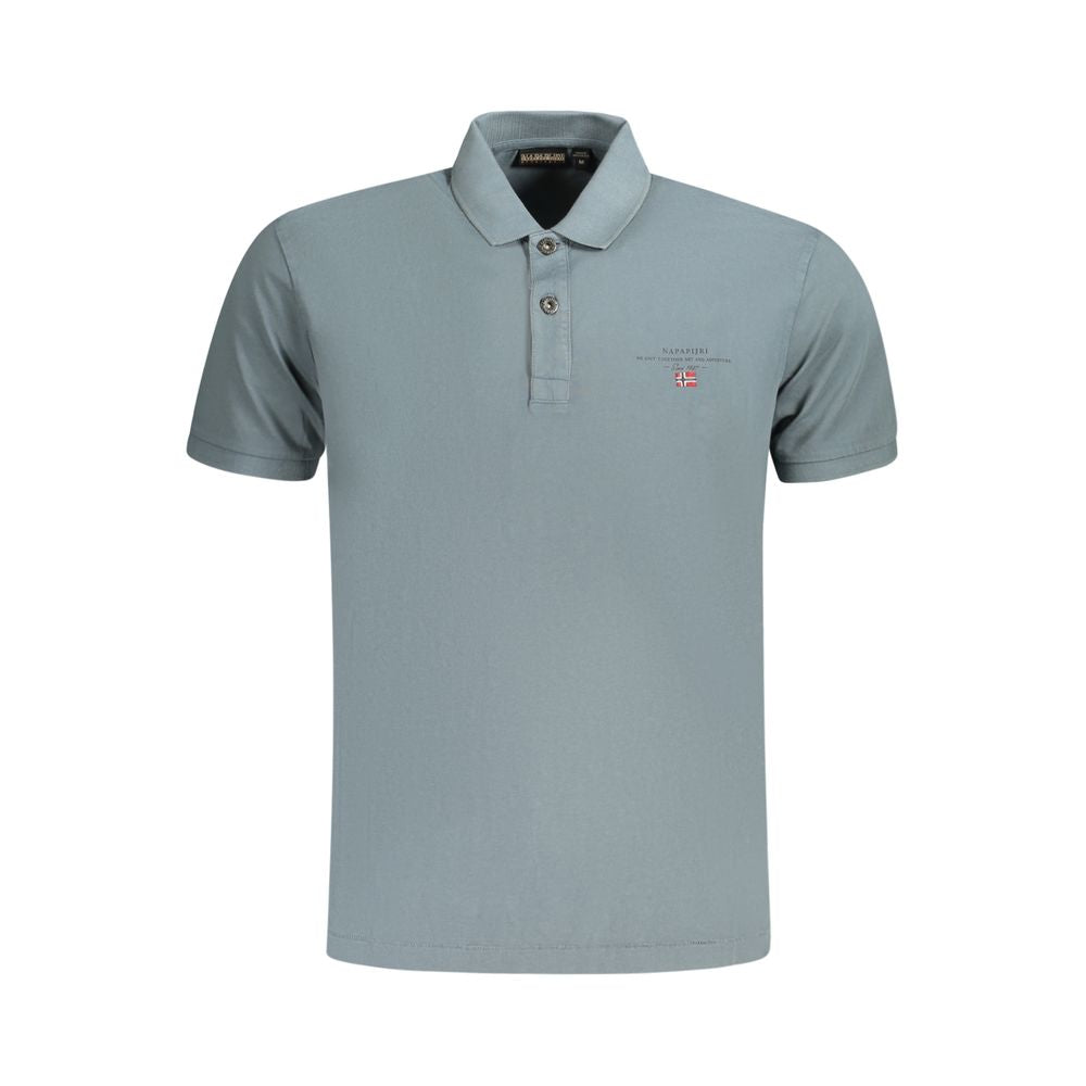 Brown Cotton Men Polo Shirt Napapijri