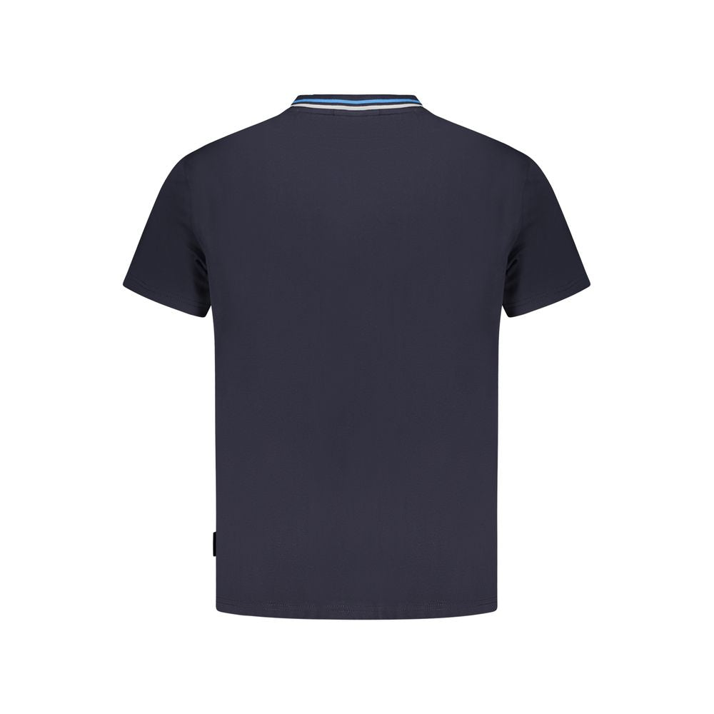 Blue Cotton T-Shirt Napapijri