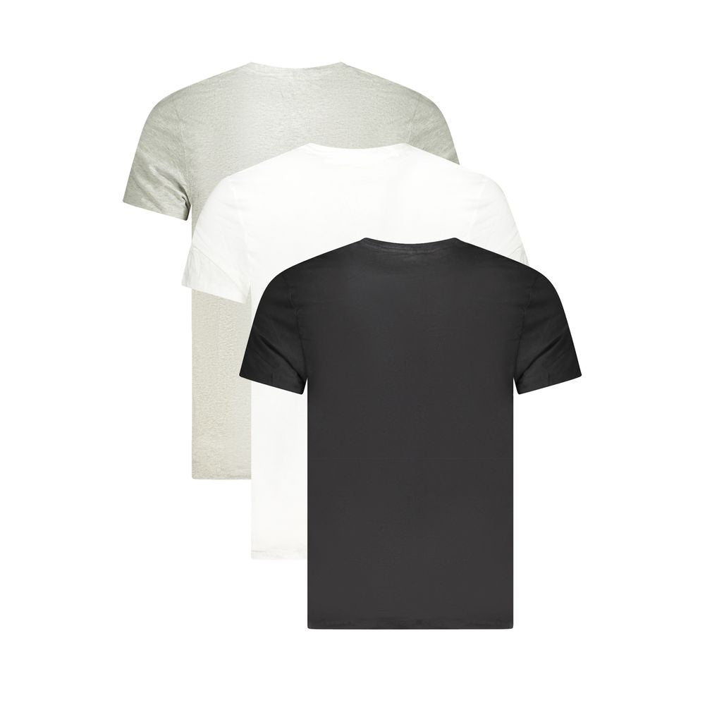Gray Cotton Men T-Shirt Calvin Klein