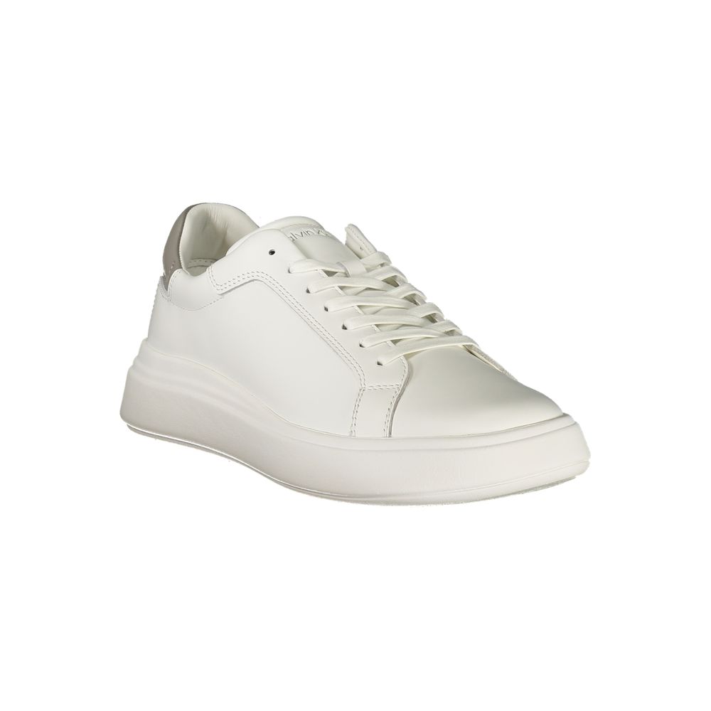 White Polyester Sneaker Calvin Klein