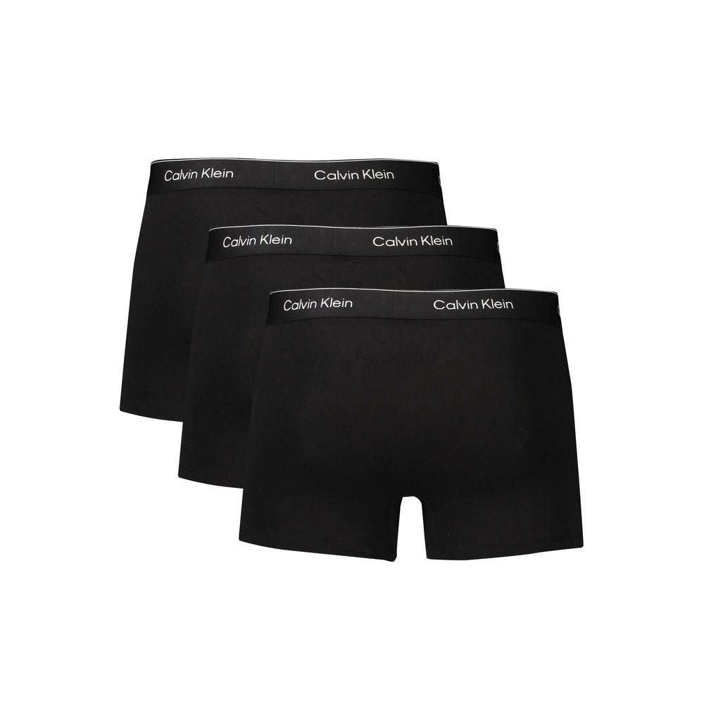 Black Cotton Men Underwear Calvin Klein
