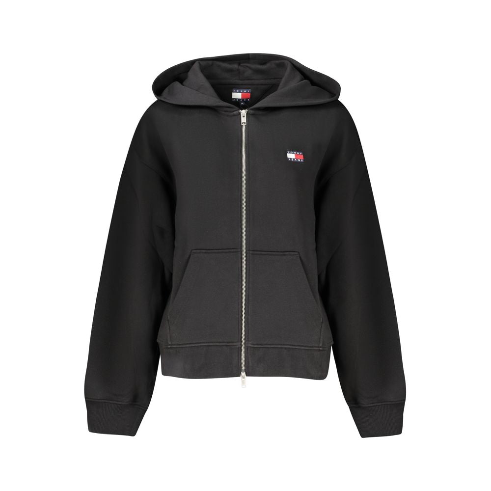 Black Cotton Women Sweater Tommy Hilfiger
