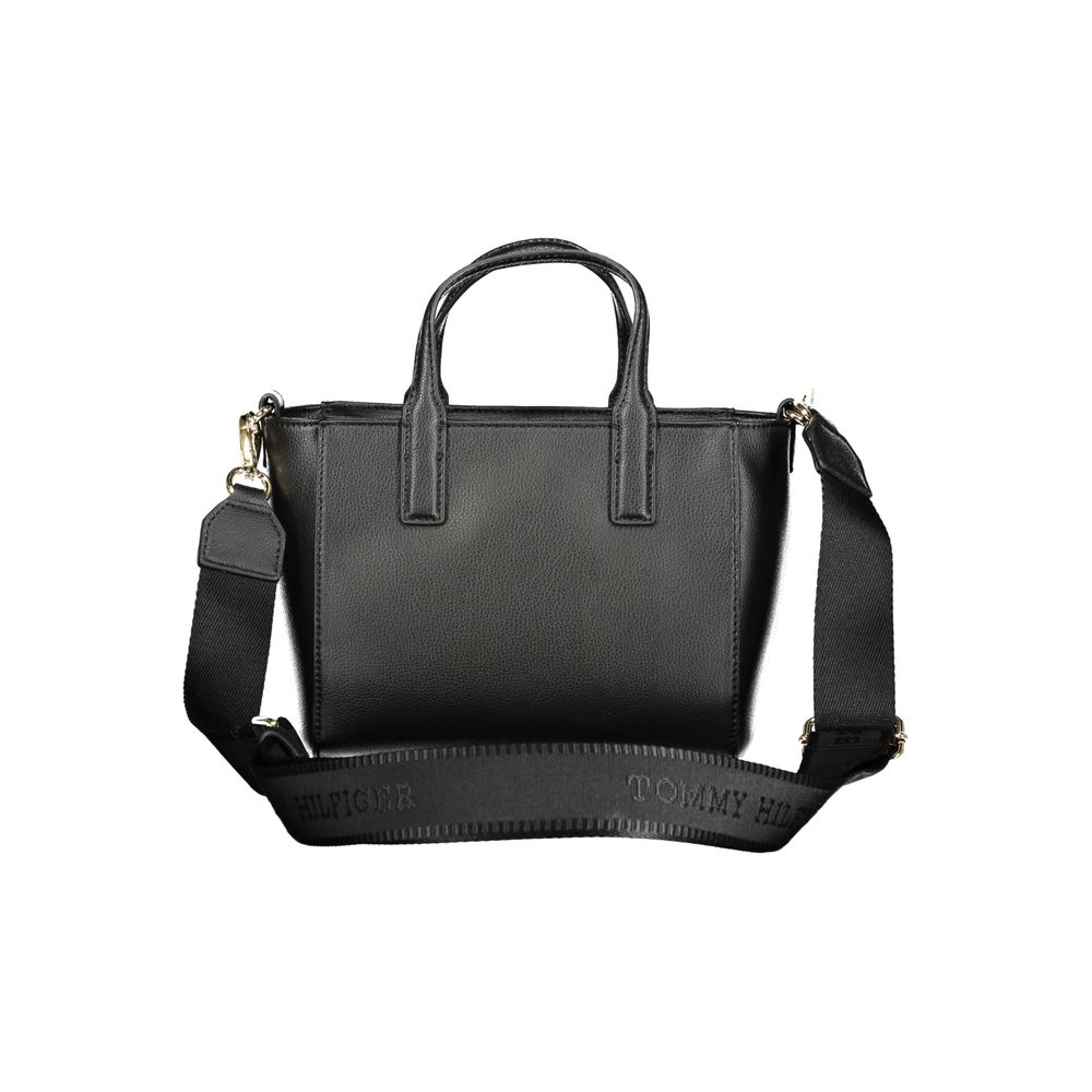 Black Polyester Women Handbag Tommy Hilfiger