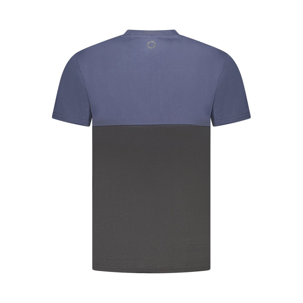 Blue Cotton Men T-Shirt Trussardi