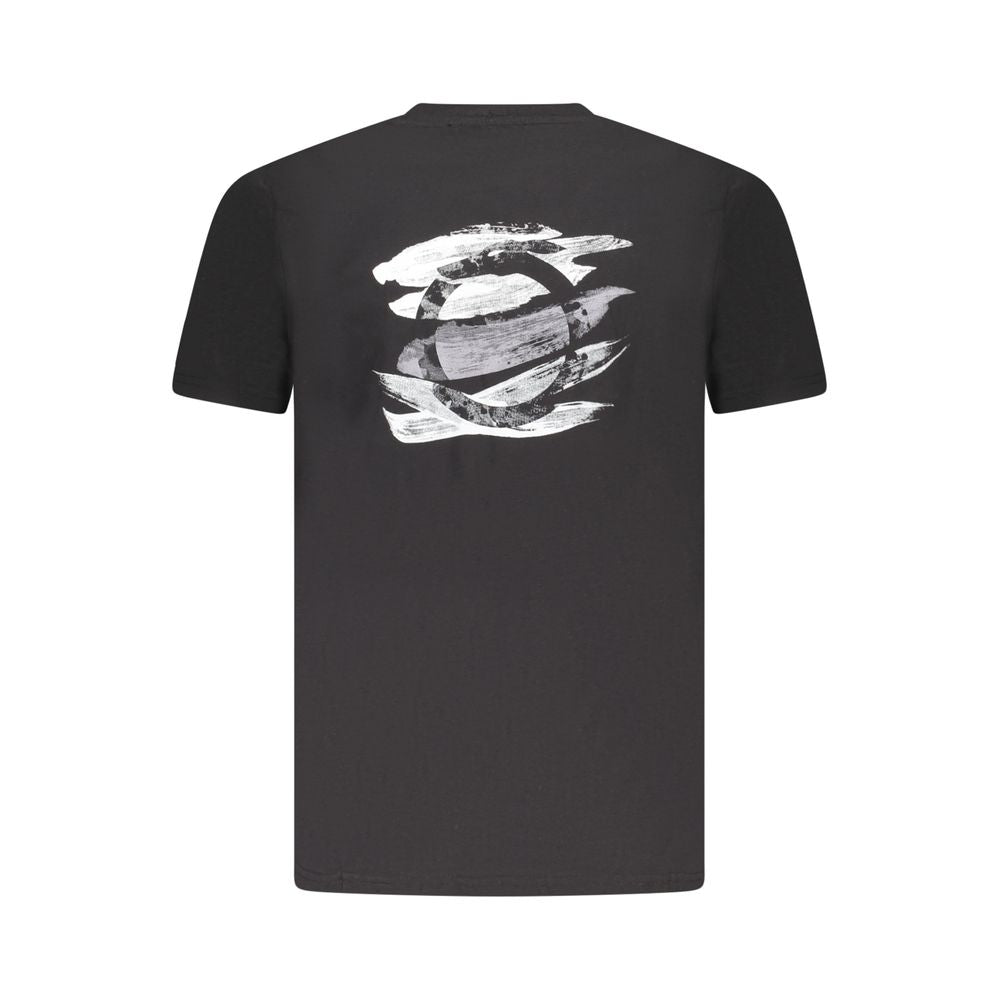 Black Cotton Men T-Shirt Trussardi