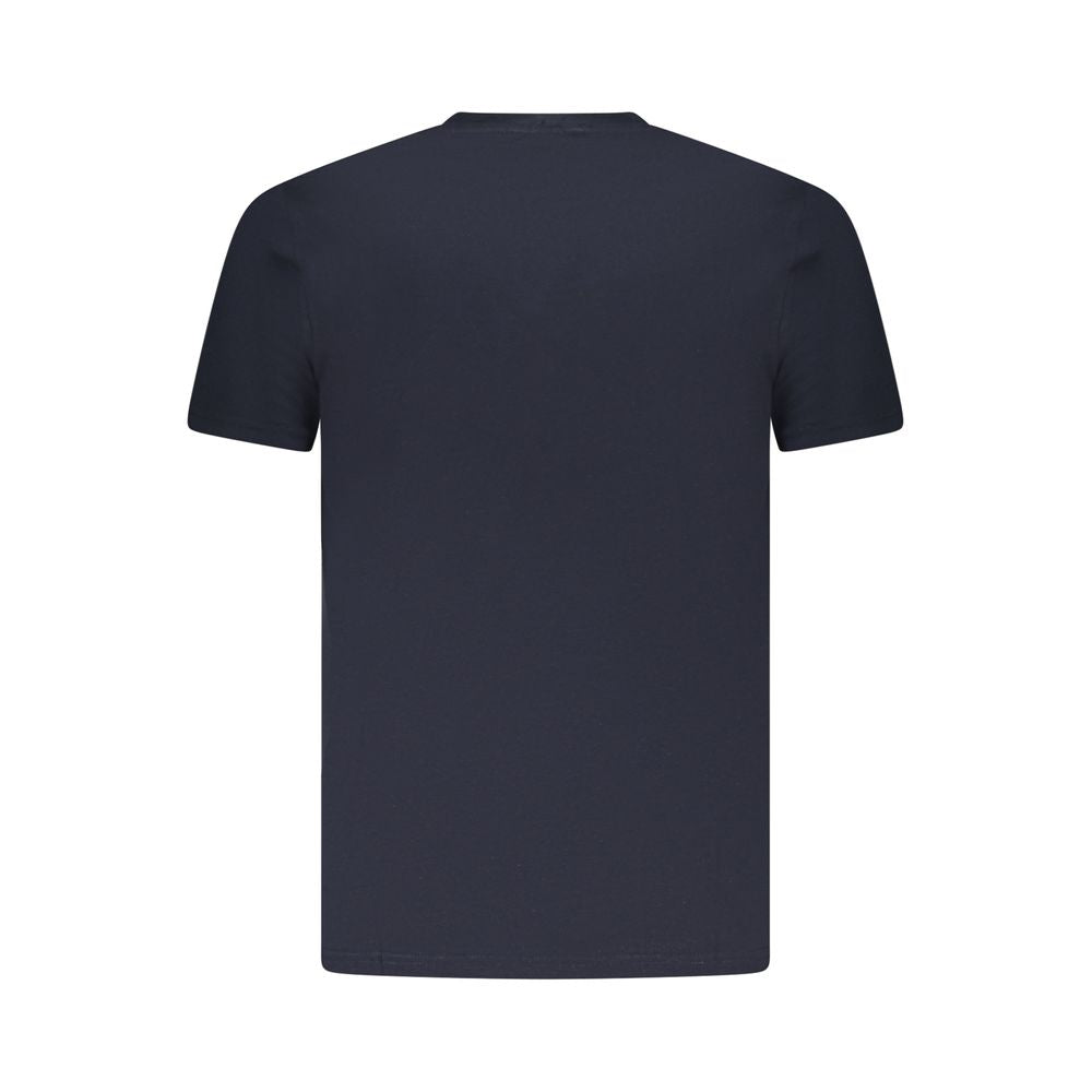 Blue Cotton Men T-Shirt Cavalli Class
