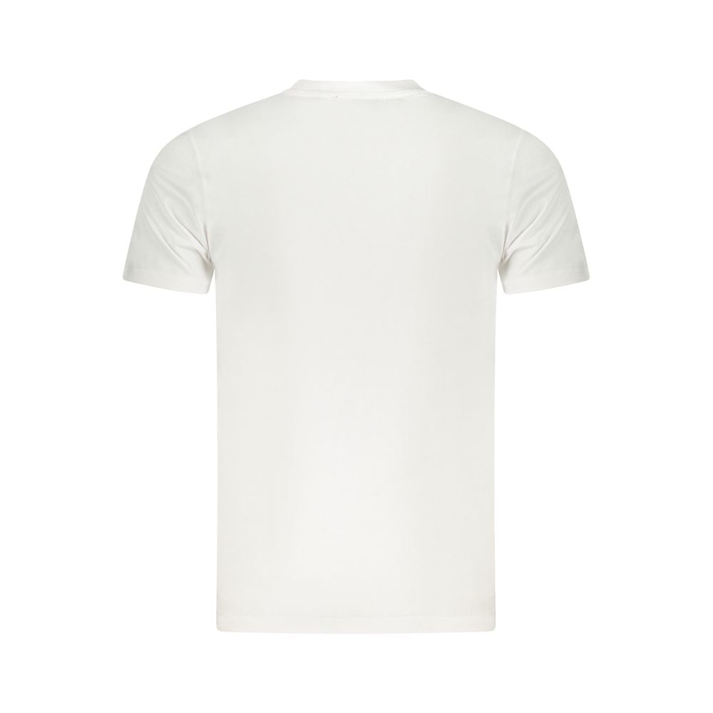 White Cotton Mens TShirt Cavalli Class